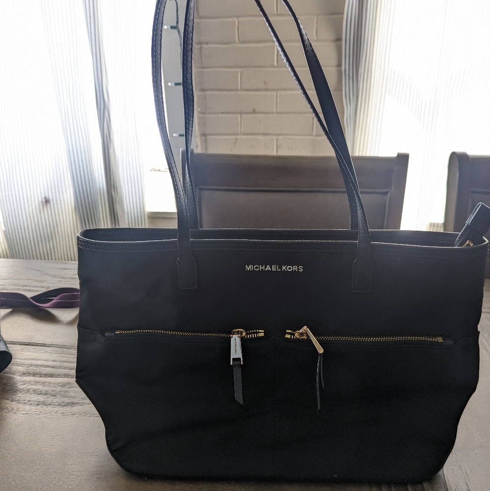 Michael kors nylon Kempton tote shoulder bag